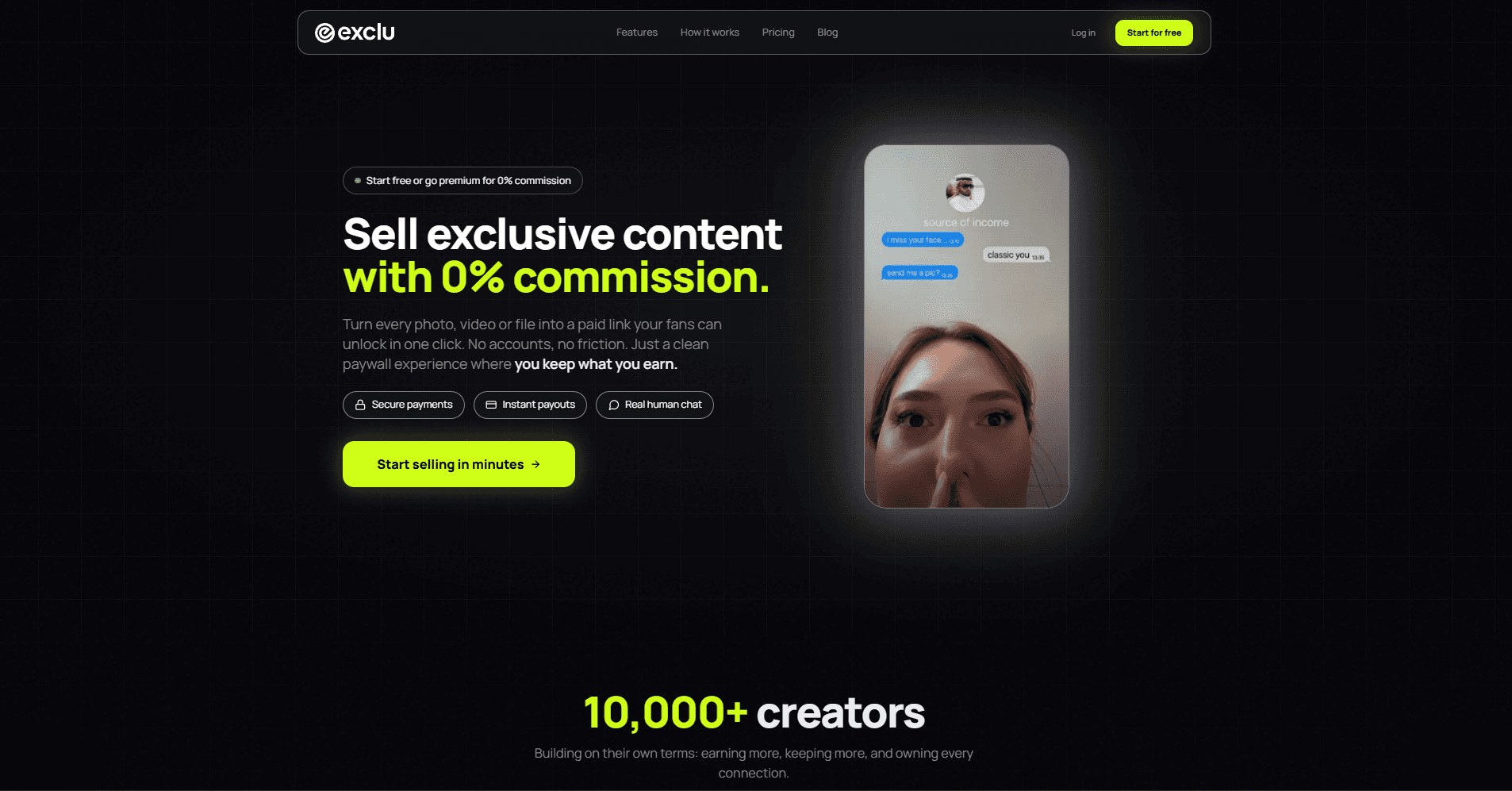 Exclu.at : L'Alternative Ultime à OnlyFans sans Commission