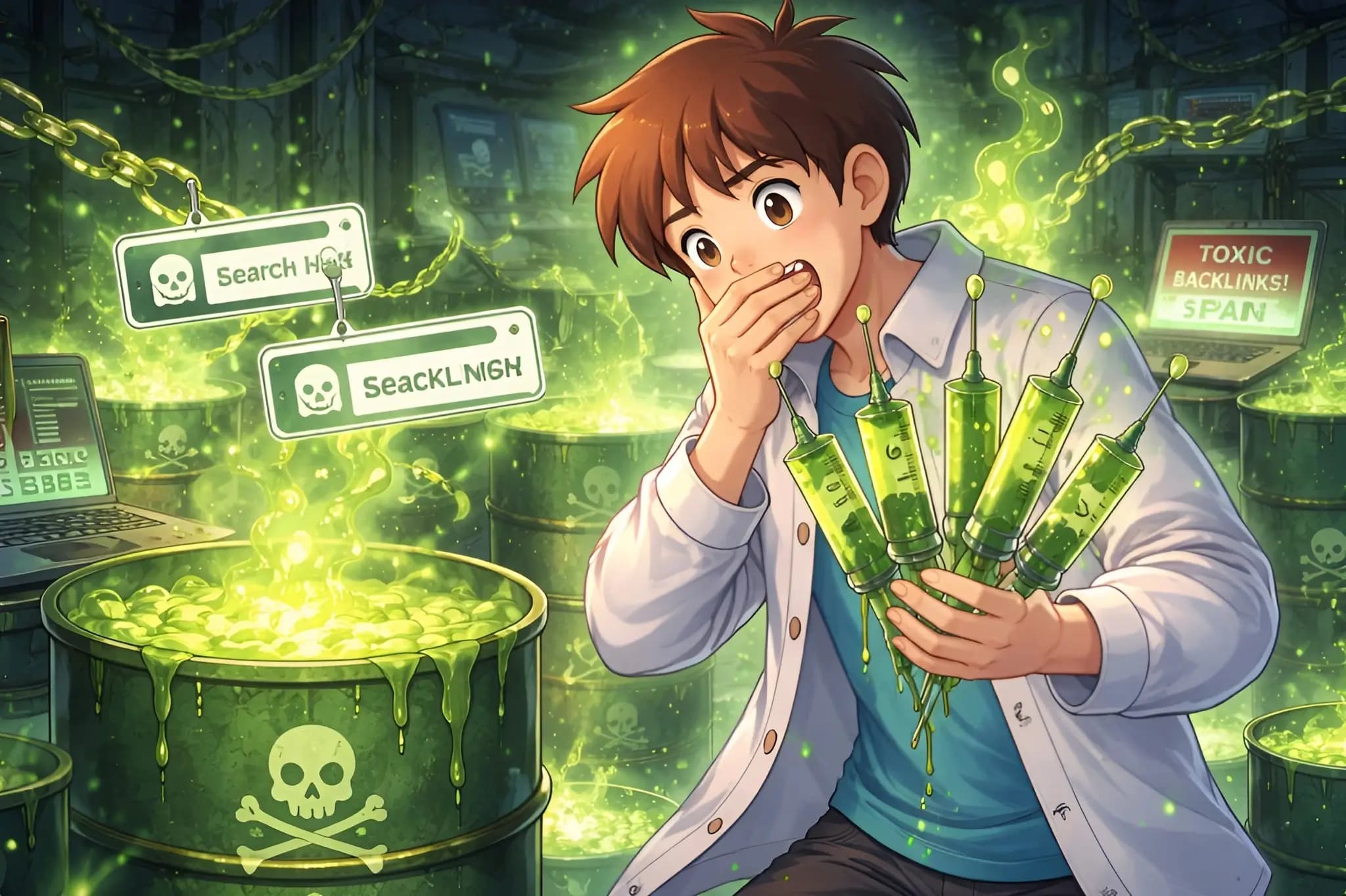 Injection de liens toxiques negative SEO