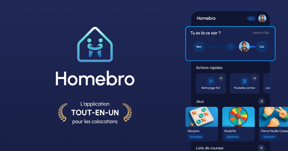 Avis Homebro.app 2026 : test complet de l'app colocation