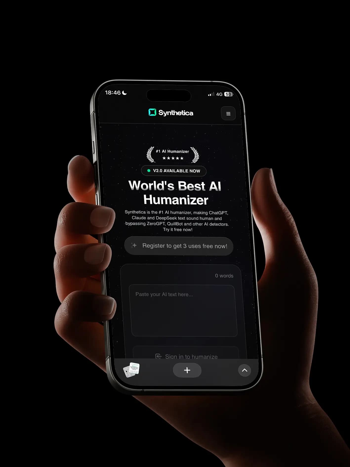 Synthetica — SaaS IA humanizer
