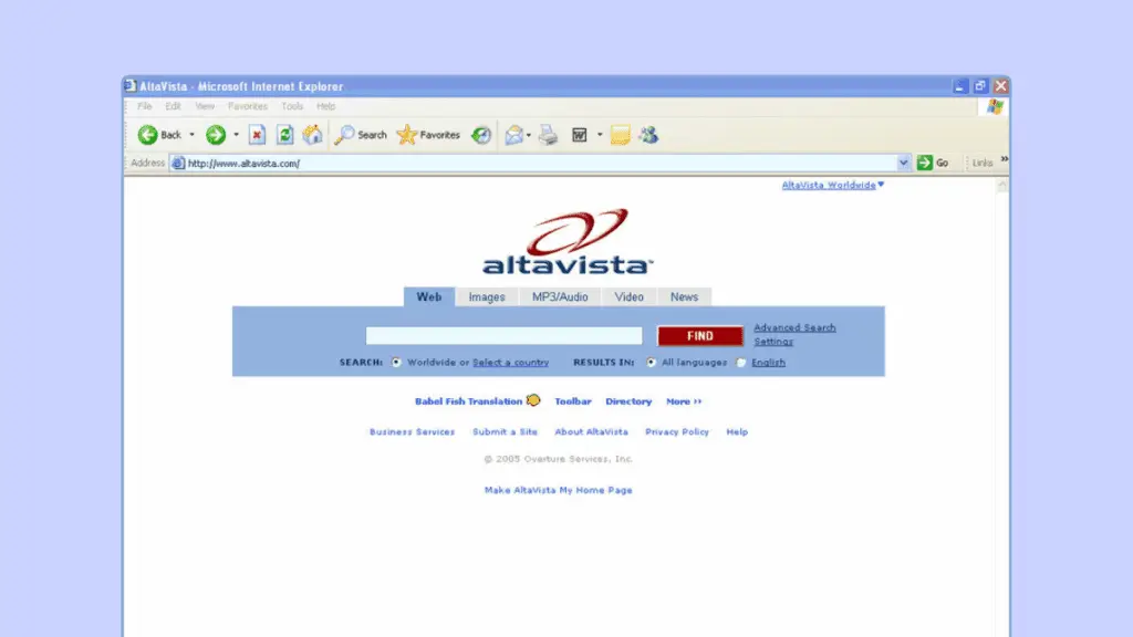 AltaVista : l'histoire du moteur de recherche qui a précédé Google